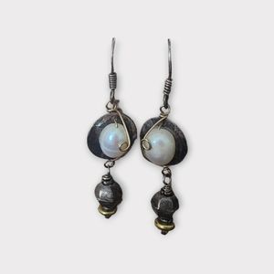 Vintage sterling‎ silver earrings